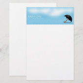 Regnerischer Tag Briefpapier (Vorne/Hinten)