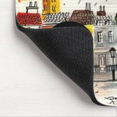 Regnerischer Tag in London Mousepad (Ecke)