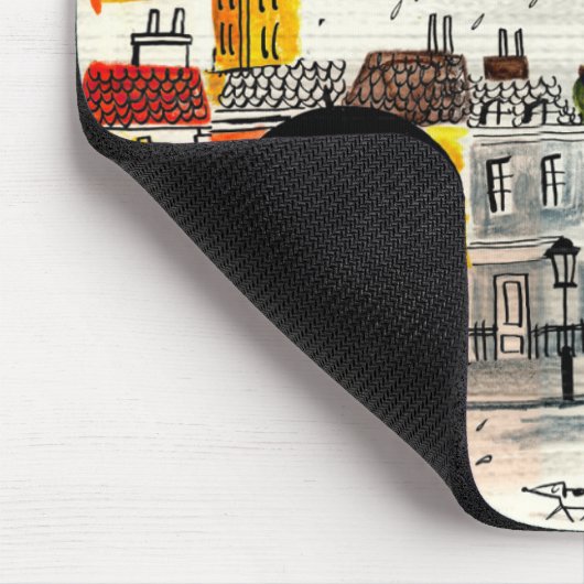 Regnerischer Tag in London Mousepad (Ecke)