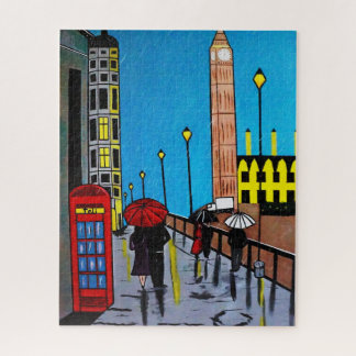 REGNERISCHER TAG IN LONDON PUZZLE