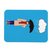 Regnerischer Tag Magnet (Horizontal)