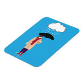 Regnerischer Tag Magnet (Linke Seite)
