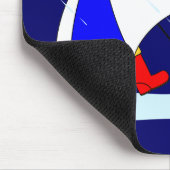 Regnerischer Tag Mousepad (Ecke)