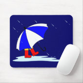 Regnerischer Tag Mousepad (Mit Mouse)