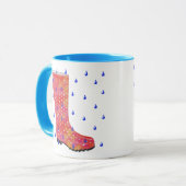 regnerischer Tag Tasse (Vorderseite Links)