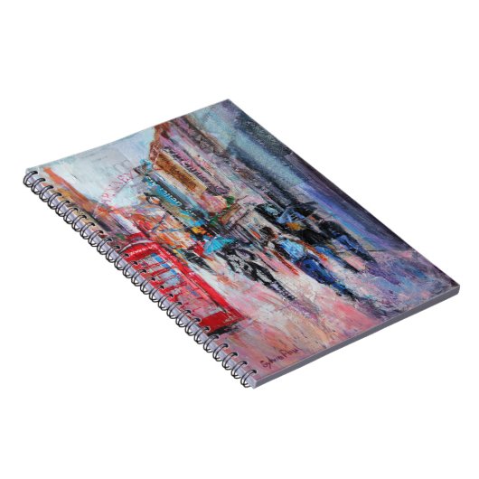 Regnerischer TagCarnaby Straße Notizblock (Rechte Seite)