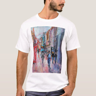 Regnerischer TagCarnaby Straße T-Shirt