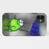 Regnerischer Tagesfrosch Case-Mate iPhone Hülle (Rückseite (Horizontal))
