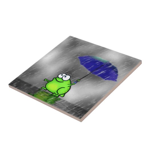 Regnerischer Tagesfrosch Fliese (Seite)