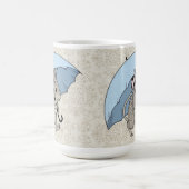 Regnerischer Tagesmaus Kaffeetasse (Mittel)