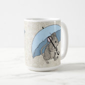 Regnerischer Tagesmaus Kaffeetasse (VorderseiteRechts)