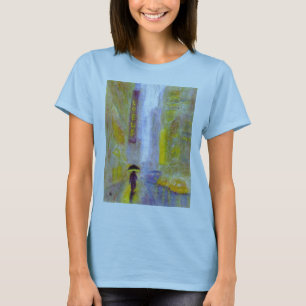 Regnerischer Tagesstraße, Women'sT-Shirt/Shirt T-Shirt