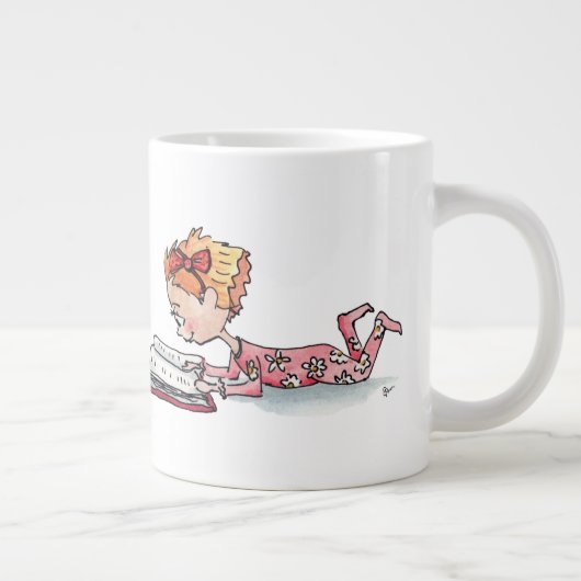 Regnerischer TagesTasse Jumbo-Tasse (Rechts)
