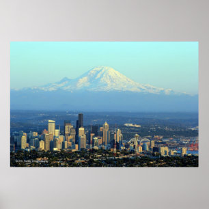Regnerischer über Seattle hinaus Poster