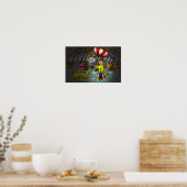 Regnerischer und windiger Herbsttag Poster (Küche)