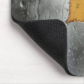 Regnerisches Fenster mit Blatt Mousepad (Ecke)