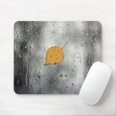 Regnerisches Fenster mit Blatt Mousepad (Mit Mouse)