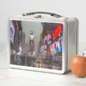 Regnerisches Times Square Metall Lunch Box (Beispiel)