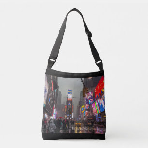 Regnerisches Times Square Tragetaschen Mit Langen Trägern
