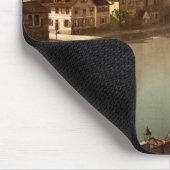 Regnitz und Michaelsberg Bamberg Bayern Mousepad (Ecke)