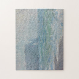 Regnvaer Etretat von Claude Monet Puzzle