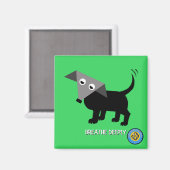 Rego Berto "Breath Deeply" Magnet (Vorderseite/Rückseite)