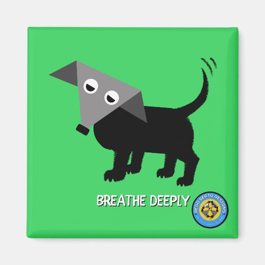 Rego Berto "Breath Deeply" Magnet (Vorne)