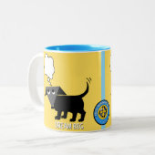 Rego Bertos zweifarbige "Dream Big"-Tasse Tasse (Vorderseite Links)