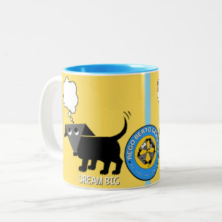 Rego Bertos zweifarbige "Dream Big"-Tasse Tasse