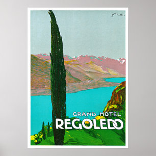 Regoledo Italien Vintage Travel Poster