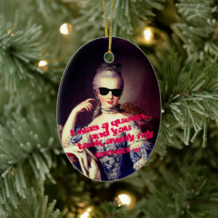 regon Marie-Antoinette Marie Antoinette verrückte Keramik Ornament