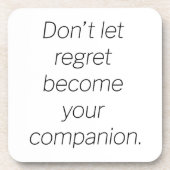 Regret Hard Plastic Untersetzer (Vorderseite)