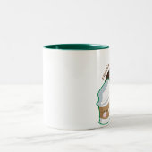 Regular oder Decaf? Zweifarbige Tasse (Mittel)