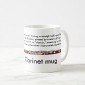 Regular sortiert (11 Unze.) Clarinet-Tasse Kaffeetasse (VorderseiteRechts)