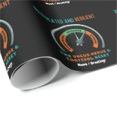 Regulated and Resilient Vagus Nerve Cortisol Reset Geschenkpapier (Rolleneckpunkt)