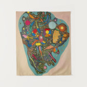 Regulated Heap, 1938 von Wassily Kandinsky Wandteppich (Vorderseite)