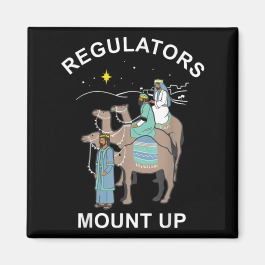 Regulator Mount Cute Up Christmas Three Kings Rein Magnet (Vorne)