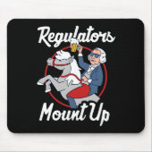 Regulators Mount Up 4th Of July Funny Usa Independ Mousepad (Vorne)