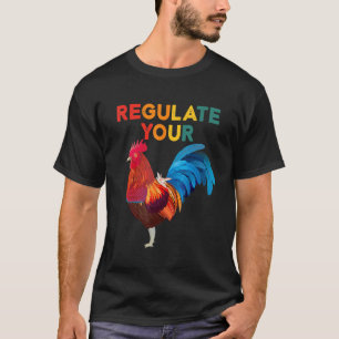 Regulieren Sie Ihre Rooster Retro Vintag Pro Auswa T-Shirt