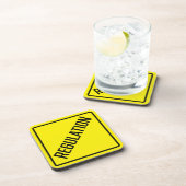 Regulieren von hartem Kunststoff-Untersetzer Getränkeuntersetzer (Rechte Seite)