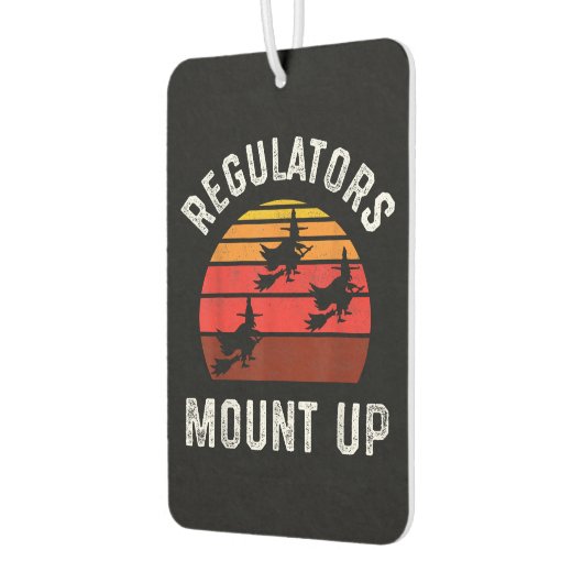 Regulierer stürzen auf, lustiges Halloween Hexe Autolufterfrischer (Links)