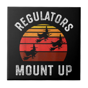 Regulierer stürzen auf, lustiges Halloween Hexe Fliese