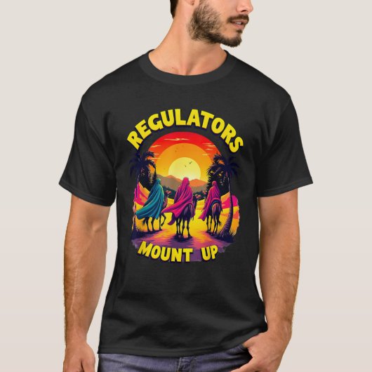 Regulierer stürzen Weihnachten-Weihnachten-Weisen- T-Shirt (Vorderseite)
