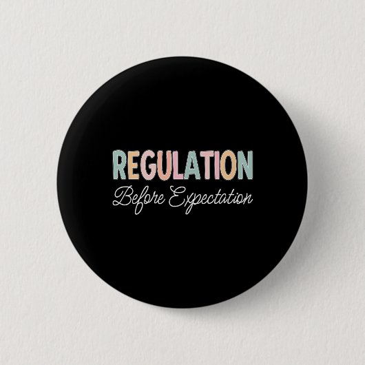 Regulierung vor Erwartung Button (Vorderseite)