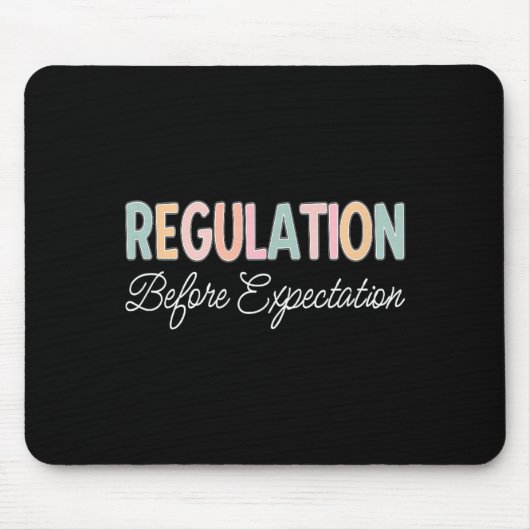 Regulierung vor Erwartung Mousepad (Vorne)
