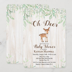 Reh Baby Shower Einladung
