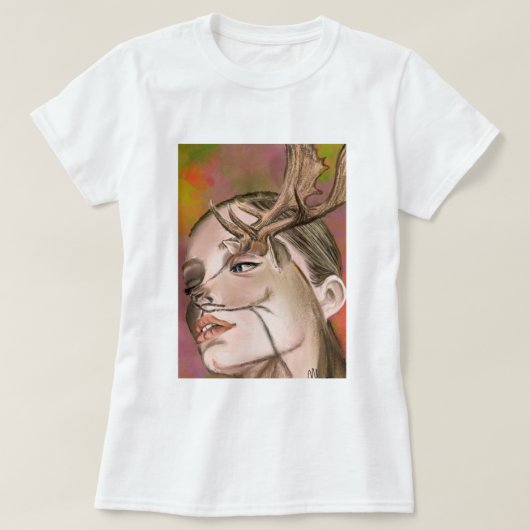 Reh-Frau T-Shirt (Design vorne)