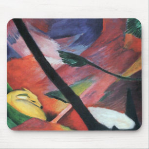 Reh im Walde II von Franz Marc Mousepad