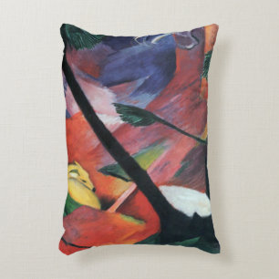 Reh im Walde II von Franz Marc; Reh im Walde Dekokissen