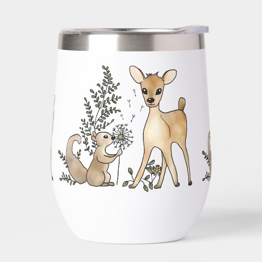 Reh und Eichhörnchen (Links)